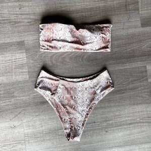 Animal Print Bikini Set